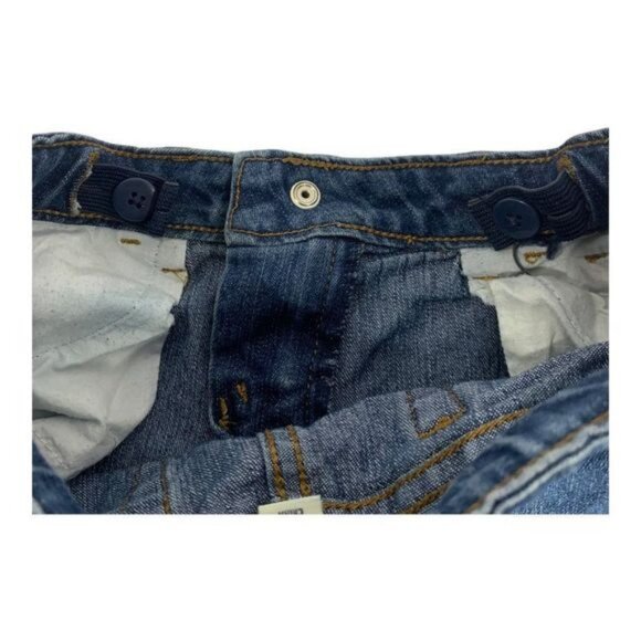 Cherokee Girls Denim Shorts Size S 6/6X Adjustable Waist - Picture 6 of 6
